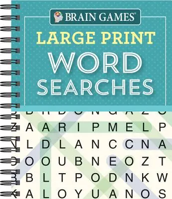 Denkspiele - Wortsuche in Großdruck (Teal) - Brain Games - Large Print Word Searches (Teal)