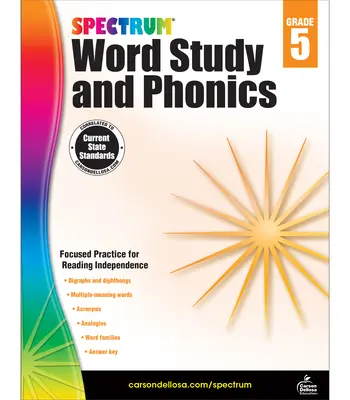 Spectrum Wortschatz und Phonetik, Klasse 5 - Spectrum Word Study and Phonics, Grade 5