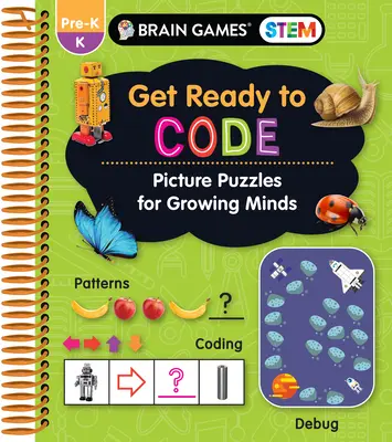 Brain Games Stem - Mach dich bereit für den Code: Bilderrätsel für wachsende Intelligenz (Arbeitsbuch) - Brain Games Stem - Get Ready to Code: Picture Puzzles for Growing Minds (Workbook)