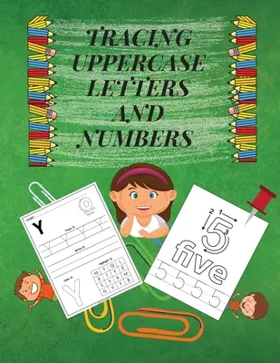 Großbuchstaben und Zahlen nachzeichnen: Lernen Sie das Alphabet und die Zahlen GROSSBUCHSTABEN Spaß, aber wesentliche Praxis WorkBook für Homeschool/Presc - Tracing Uppercase Letters and Numbers: Learn the Alphabet and Numbers LARGE UPPERCASE LETTERS Fun but Essential Practice WorkBook for Homeschool/Presc