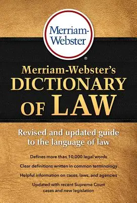 Merriam-Webster's Wörterbuch des Rechts - Merriam-Webster's Dictionary of Law