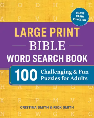 Bibel-Wortsuchbuch im Großdruck: 100 herausfordernde und lustige Rätsel für Erwachsene - Large Print Bible Word Search Book: 100 Challenging and Fun Puzzles for Adults