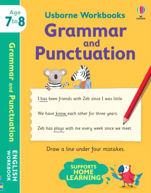 Usborne Workbooks Grammatik und Zeichensetzung 7-8 (Watson Hannah (EDITOR)) - Usborne Workbooks Grammar and Punctuation 7-8 (Watson Hannah (EDITOR))