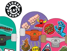 Stickerbomb Skateboard: 150 klassische Skateboard-Aufkleber (Studio Rarekwai (Srk)) - Stickerbomb Skateboard: 150 Classic Skateboard Stickers (Studio Rarekwai (Srk))