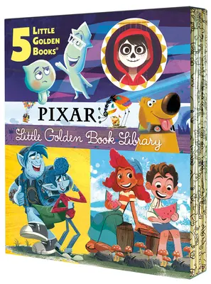 Pixar Kleine Goldene Buch-Bibliothek (Disney/Pixar): Coco, Up, Vorwärts, Seele, Luca - Pixar Little Golden Book Library (Disney/Pixar): Coco, Up, Onward, Soul, Luca