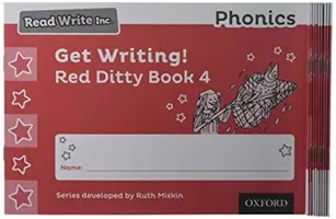 Lesen-Schreiben-Inc. Phonetik: Schreiben lernen! Red Ditty Book 4er-Pack 10er-Pack - Read Write Inc. Phonics: Get Writing! Red Ditty Book 4 Pack of 10