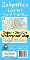 Zakynthos (Zante) Tour & Trail Super-Durable Karte - Zakynthos (Zante) Tour & Trail Super-Durable Map