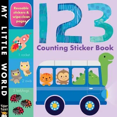 123 Zähl-Stickerbuch - 123 Counting Sticker Book