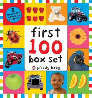 Erste 100 PB Box Set (5 Bücher): Die ersten 100 Wörter; Die ersten 100 Tiere; Die ersten 100 Lastwagen und andere Dinge, die fahren; Die ersten 100 Zahlen; Die ersten 100 Farben, Abc, Num - First 100 PB Box Set (5 Books): First 100 Words; First 100 Animals; First 100 Trucks and Things That Go; First 100 Numbers; First 100 Colors, Abc, Num
