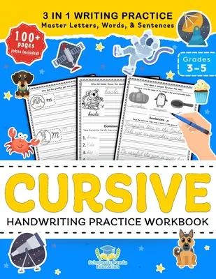 Kursive Handschrift Übungsbuch für 3. 4. 5. Klasse: Cursive Letter Tracing Book, Cursive Handwriting Workbook for Kids to Master Letters, W - Cursive Handwriting Practice Workbook for 3rd 4th 5th Graders: Cursive Letter Tracing Book, Cursive Handwriting Workbook for Kids to Master Letters, W