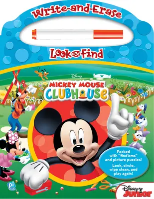 Disney - Mickey Mouse Clubhouse - Write-And-Erase Look and Find Wipe Clean Board [Mit Marker] - Disney - Mickey Mouse Clubhouse - Write-And-Erase Look and Find Wipe Clean Board [With Marker]