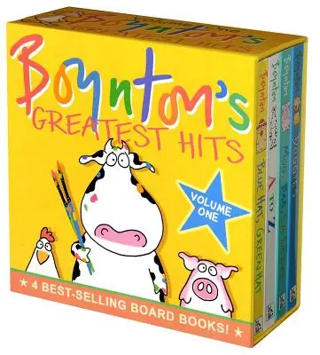 Boynton's Greatest Hits in der Big Blue Box: Muh, Mäh, La La La; A bis Z; Hündchen; Blauer Hut, grüner Hut - Boynton's Greatest Hits the Big Blue Box: Moo, Baa, La La La!; A to Z; Doggies; Blue Hat, Green Hat