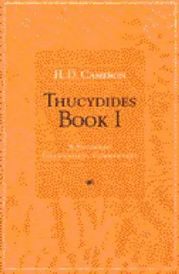 Thukydides Buch I: Ein grammatikalischer Kommentar für Studenten - Thucydides Book I: A Students' Grammatical Commentary