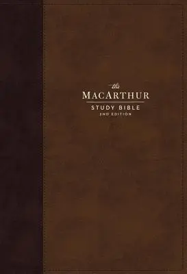 Nkjv, MacArthur Studienbibel, 2. Auflage, Lederweich, Braun, Komfortdruck: Gottes Wahrheit entfesseln, Vers für Vers - Nkjv, MacArthur Study Bible, 2nd Edition, Leathersoft, Brown, Comfort Print: Unleashing God's Truth One Verse at a Time