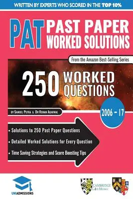 PAT Past Paper Worked Solutions: Detaillierte Schritt-für-Schritt-Erklärungen für über 250 Fragen, mit allen Prüfungsaufgaben der Jahre 2006 - 2017, Physics Aptitud - PAT Past Paper Worked Solutions: Detailed Step-By-Step Explanations for over 250 Questions, Includes all Past Past Papers 2006 - 2017, Physics Aptitud