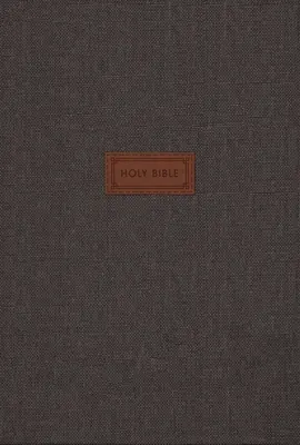 Niv, die Gnade und Wahrheit Studienbibel, Leinen über Karton, grau, rote Schrift, Komfortdruck - Niv, the Grace and Truth Study Bible, Cloth Over Board, Gray, Red Letter, Comfort Print