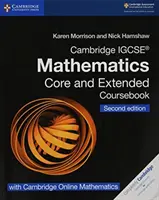 Cambridge Igcse(r) Mathematics Coursebook Core and Extended Zweite Ausgabe mit Cambridge Online Mathematics (2 Jahre) - Cambridge Igcse(r) Mathematics Coursebook Core and Extended Second Edition with Cambridge Online Mathematics (2 Years)