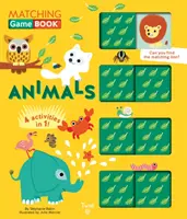 Tiere Zuordnungsspiel Buch: 4 Aktivitäten in 1! - Animals Matching Game Book: 4 Activities in 1!