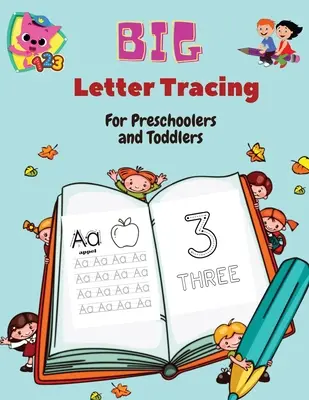 BIG Letter Tracing for Preschoolers and Toddlers: Homeschool Vorschule Learning Activities für 3+ Jahre alt (Big ABC Books) Tracing Letters, Numbers, - BIG Letter Tracing for Preschoolers and Toddlers: Homeschool Preschool Learning Activities for 3+ year olds (Big ABC Books) Tracing Letters, Numbers,