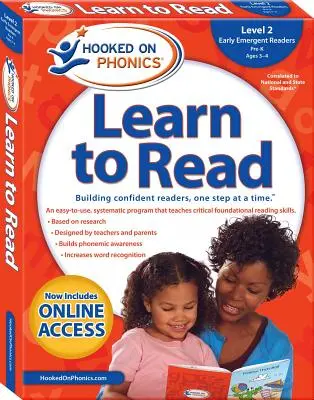 Hooked on Phonics Lesen lernen - Stufe 2, Band 2: Frühe Leseanfänger (Pre-K Alter 3-4) - Hooked on Phonics Learn to Read - Level 2, Volume 2: Early Emergent Readers (Pre-K Ages 3-4)