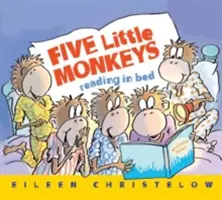 Fünf kleine Äffchen lesen im Bett - Five Little Monkeys Reading in Bed