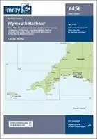 Imray Chart Y45 Plymouth Harbour Laminated - Laminierte Y45 Plymouth Harbour (Kleinformat) - Imray Chart Y45 Plymouth Harbour Laminated - Laminated Y45 Plymouth Harbour (Small Format)