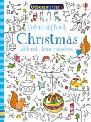 Malbuch Weihnachten mit Abziehbildern - Colouring Book Christmas with rub-down transfers