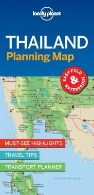 Lonely Planet Thailand Planungskarte 1 - Lonely Planet Thailand Planning Map 1