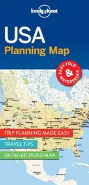 Lonely Planet USA Planungskarte 1 - Lonely Planet USA Planning Map 1