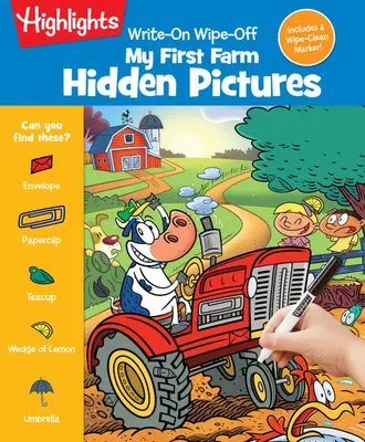 Versteckte Bilder zum Aufschreiben und Abwischen Mein erster Bauernhof - Write-On Wipe-Off My First Farm Hidden Pictures