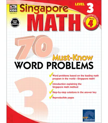 70 wichtige Word-Probleme, Klasse 4 - 70 Must-Know Word Problems, Grade 4