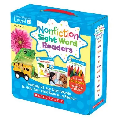 Nonfiction Sight Word Readers: Geführtes Lesen Stufe B (Elternpaket): Bringt Ihrem Kind 25 wichtige Wörter bei, damit es als Leser aufsteigt! - Nonfiction Sight Word Readers: Guided Reading Level B (Parent Pack): Teaches 25 Key Sight Words to Help Your Child Soar as a Reader!