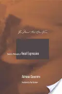 Für mehr als eine Stimme: Zu einer Philosophie des stimmlichen Ausdrucks - For More Than One Voice: Toward a Philosophy of Vocal Expression