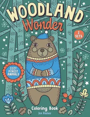 Woodland Wonder: Gemütliches Waldtiere-Malbuch - Woodland Wonder: Cozy Forest Animals Coloring Book