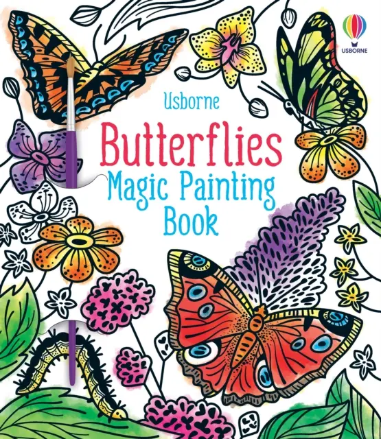 Schmetterlinge Magisches Malbuch - Butterflies Magic Painting Book