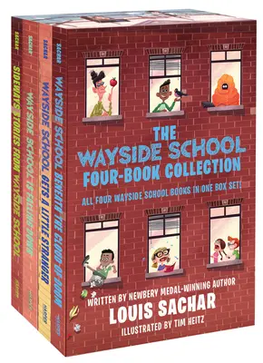 The Wayside School 4-Book Box Set: Seitwärtsgeschichten aus der Wayside School, Die Wayside School bricht zusammen, Die Wayside School wird ein wenig seltsam, Waysid - The Wayside School 4-Book Box Set: Sideways Stories from Wayside School, Wayside School Is Falling Down, Wayside School Gets a Little Stranger, Waysid