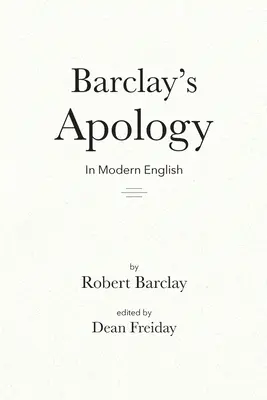 Barclay's Apology in modernem Englisch - Barclay's Apology in Modern English