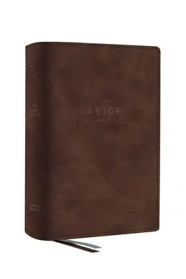 The Net, Abide Bibel, Lederweich, Braun, Comfort Print: Heilige Bibel - The Net, Abide Bible, Leathersoft, Brown, Comfort Print: Holy Bible