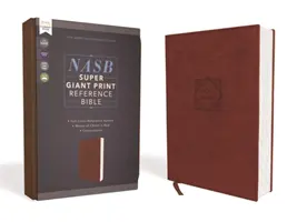 Nasb, Super Giant Print Reference Bible, Lederweich, Braun, Red Letter Edition, Text 1995, Comfort Print - Nasb, Super Giant Print Reference Bible, Leathersoft, Brown, Red Letter Edition, 1995 Text, Comfort Print