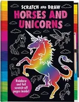 Kratze und zeichne auch Einhörner und Pferde! - Scratch Art Activity Buch - Scratch and Draw Unicorns & Horses Too! - Scratch Art Activity Book