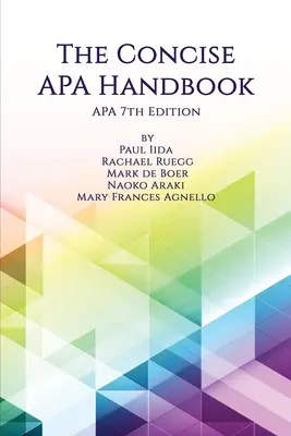 Das Concise APA Handbook APA 7. Auflage - The Concise APA Handbook APA 7th Edition