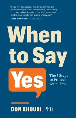 When To Say Yes: Die 5 Schritte, um Ihre Zeit zu schützen - When To Say Yes: The 5 Steps to Protect Your Time