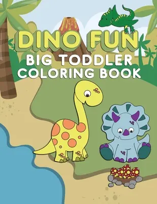 Dino Fun Toddler Coloring Book: Dinosaurier Activity Color Workbook für Kleinkinder & Kinder von 1-5 Jahren für die Vorschule mit Buchstaben, Zahlen, Formen und Farben - Dino Fun Toddler Coloring Book: Dinosaur Activity Color Workbook for Toddlers & Kids Ages 1-5 for Preschool featuring Letters Numbers Shapes and Color