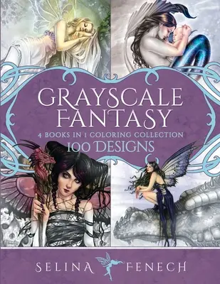 Graustufen-Fantasy-Malbuch: 100 Motive - Grayscale Fantasy Coloring Collection: 100 Designs