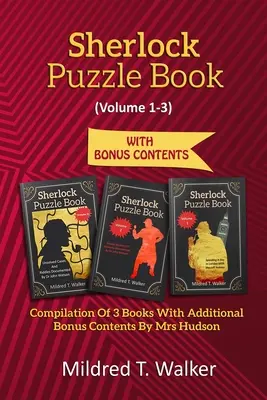 Sherlock Rätselbuch (Band 1-3): Zusammenstellung von 3 Büchern mit zusätzlichem Bonusinhalt von Mrs Hudson - Sherlock Puzzle Book (Volume 1-3): Compilation Of 3 Books With Additional Bonus Contents By Mrs Hudson