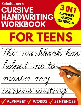 Kursive Handschrift Arbeitsbuch für Jugendliche: Kursive Schreiben Praxis Arbeitsbuch für Jugendliche, Tweens und junge Erwachsene (Anfänger Kursive Arbeitsbücher / Kursive te - Cursive handwriting workbook for teens: cursive writing practice workbook for teens, tweens and young adults (beginners cursive workbooks / cursive te