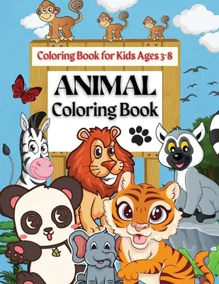 Tier-Malbuch Malbuch für Kinder von 3-8 Jahren: Malvorlagen mit Tierbuchstaben von A bis Z für Jungen und Mädchen, kleine Kinder, Vorschule, Kindergarten und - Animal Coloring Book Coloring Book for Kids Ages 3-8: Coloring Pages of Animal Letters A to Z for Boys & Girls, Little Kids, Preschool, Kindergarten a