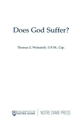 Leidet Gott? - Does God Suffer?