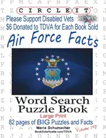 Circle It, Fakten zur Luftwaffe, Wortsuche, Rätselbuch - Circle It, Air Force Facts, Word Search, Puzzle Book