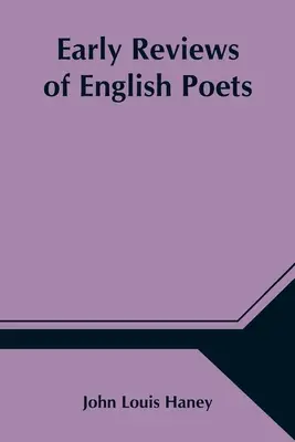 Frühe Rezensionen englischer Dichter - Early Reviews of English Poets